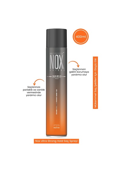 Morfose Nox 400 Ml Saç Spreyi Güçlü Formül İle Her Hava Koşulunda Saçınızı Korur