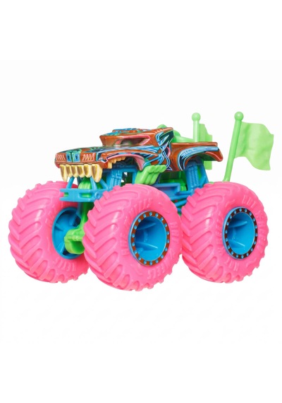 1:64 Hot Wheels Monster Trucks Neon Smashers Die Cast Araba Jmv39 - Jmv63 Hotweiler