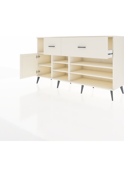 Kronos Konsol 6 Raflı 2 Çekmeceli Tek Kapaklı 176x59x99 Aytaşı-a Aytaşı-aytaşı