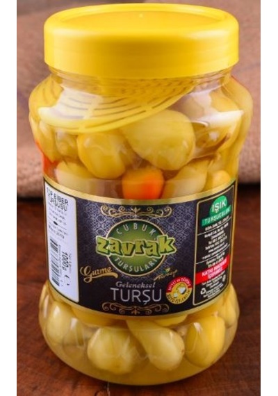 Zavrak Çubuk Turşuları Orta Boy Top Biber Turşusu 1 L