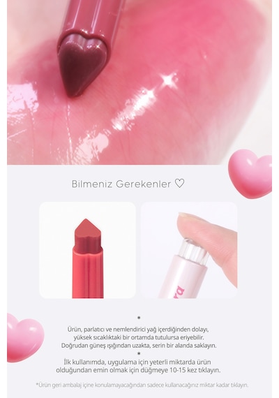 Yoğun Nemlendirici, Parlak Bitişli Balm Perıpera Heart Jam Glow Lip 5 Berry Coke Berry Coke