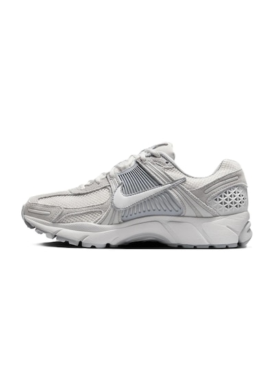 Nike Bowerman Zoom Vomero 5 Leather Womens Sneaker Hakiki Deri Reflektörlü Kadın Günlük Spor Ayakkabı Gri Gri