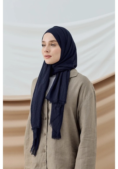 Modakaşmir Bambu Şal Siyah Bej - Krem - Siyah