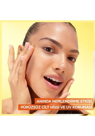 Vitamin C 2'si 1 Arada Aydınlatıcı Serum Krem, Uva, Uvb, Yüz Güneş Kremi