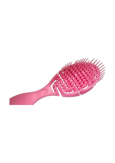 Croc Saç Fırçası Seti 2li Pembe - Saç Açıcı Fırça, 3d Detangler Brush - Tarak Hediyeli