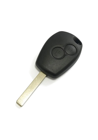 Autohan Keys Renault Clio 3, Kangoo 2, Master Uyumlu 2 Butonlu Siyah Anahtar Kabı, 2006-2012 Mo Standart