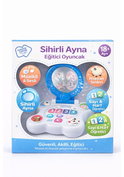 Sihirli Ayna Eğitici Oyuncak Müzikli, Sesli, Sayı & Harf Öğretici, 18 Ay+