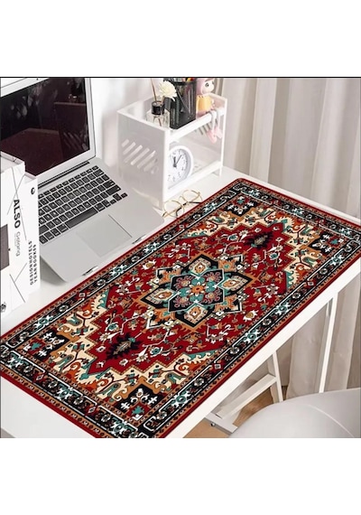 70x30 Cm Dekoratif Halı Temalı Kaydırmaz Taban Speed Yüzey Oyuncu Mouse Pad Gaming