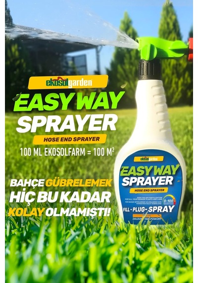 Ekosolgarden Ews Hortum Ucu Sprayer + 10 Litre