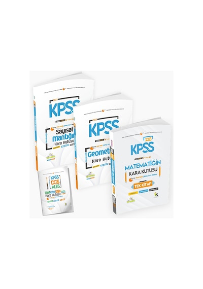 Kpss Matematik Tek Kitap- Geometri Ve Sayısal Mantık Soru Bankası Set