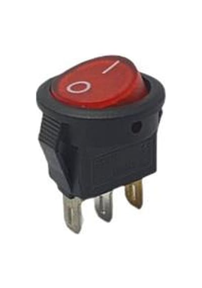 Electroon Mini Işıklı Yuvarlak Anahtar 16Mm 3Pin - 10Adet