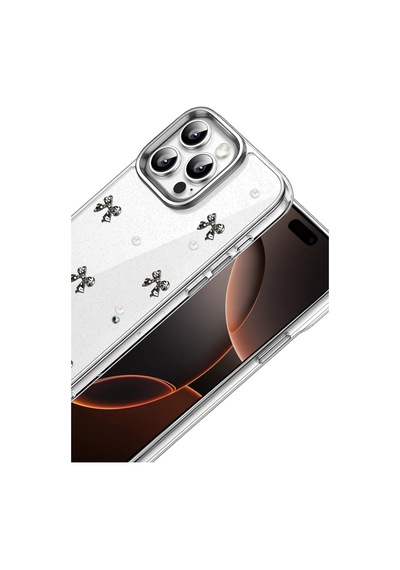 Apple iPhone  Uyumlu,  15 Pro Max Fiyonk Desenli Kapak - Desen 8