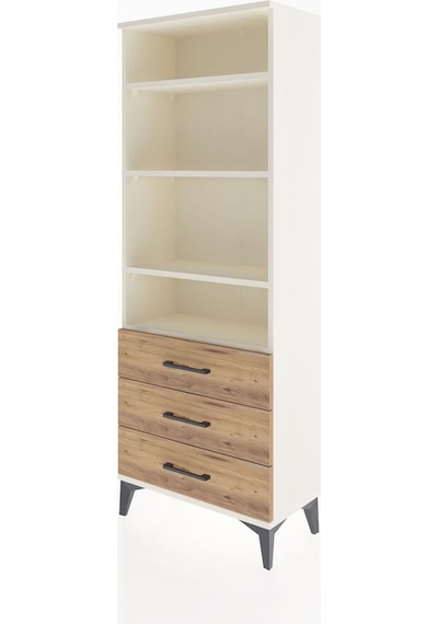 Arges Dolap 4 Raflı 3 Çekmeceli 60x30x163 Aytaşı-çam Aytaşı