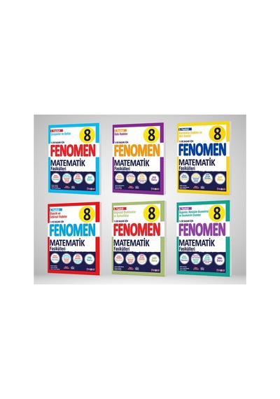Fenomen Okul 2027 8. Sınıf Matematik Fasikül Seti 6 Kitap