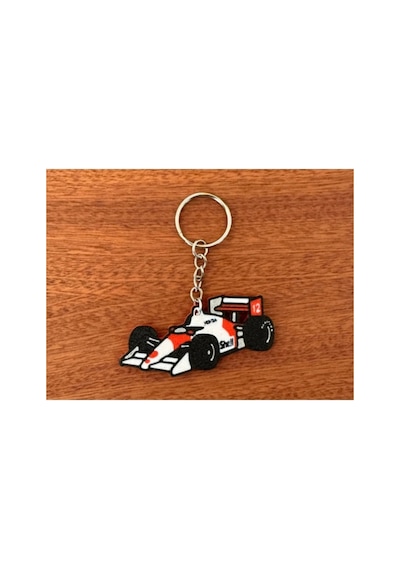 Mclaren Mp4/4 Formula 1 Anahtarlık Efsane Tasarım 3d Baskı