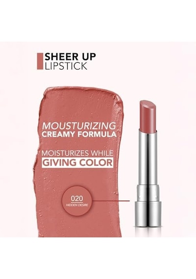 Nemlendirici Parlak Ruj - Sheer Up Sls. - 020 Hidden Desire - 8682536097901 0