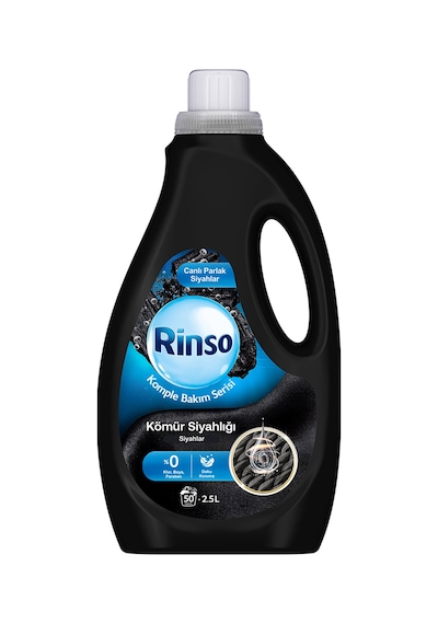 Rinso Sıvı Çamaşır Deterjanı Komple Bakım Serisi Kömür Siyahlığı Siyahlar 2.5 L 3 Adet Diğer