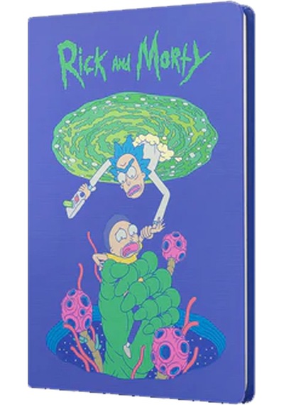 Mabbels Sert Kapak Butik Defter Rick And Morty Mor 80 Yp 15x21 Dft-388081 Çok Renkli
