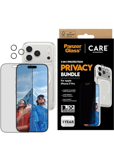 Panzerglass Apple Apple iPhone Uyumlu  17 Pro Urban Explorer Bundle 3 Ü 1 Arada Hayalet Set