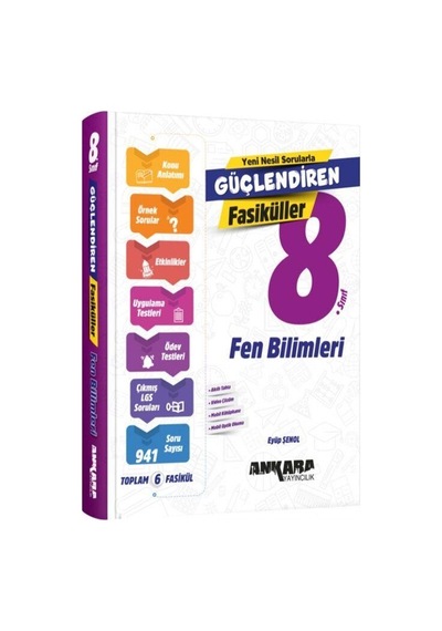 8. Sınıf Fen Bilimleri Güçlendiren Fasiküller Ankara Yayıncılık