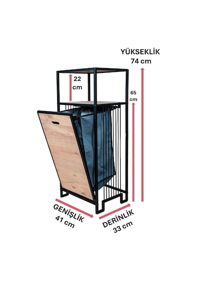 Dekoratif Kirli Sepetli Banyo Dolabı Ahşap Raflı Metal Gövdeli 2 Raflı Çamaşır Sepeti Banyo Düzenleyici Organizer Siyah Dekoratif Kirli Sepetli Banyo Dolabı Ahşap Raflı Metal Gövdeli 2 Raflı Çamaşır Sepeti Banyo Düzenleyici Organizer Siyah