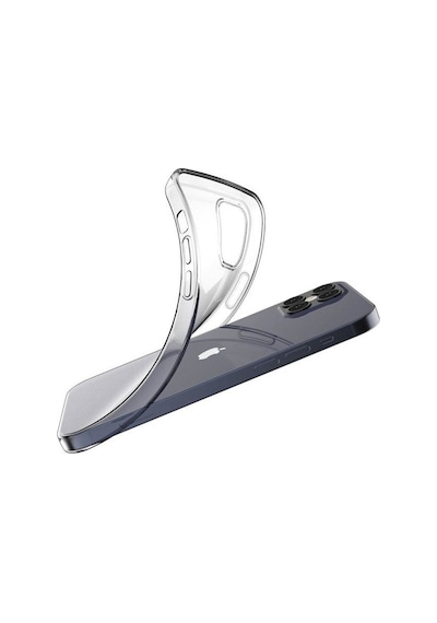 Logis Apple Uyumlu iPhone 12 Pro Max 6.7" Şeffaf Kılıf Silikon Koruma