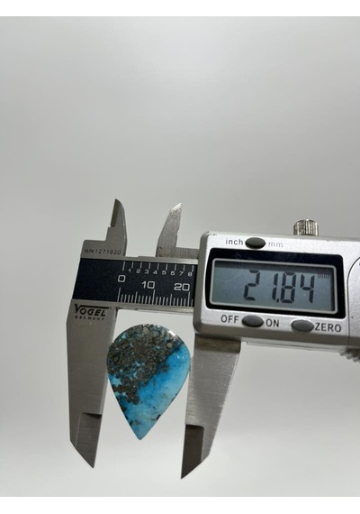 Doğal İran Nişabur Firuze Turkuaz Taşı 39,5 Karat - 7,85 Gram T163