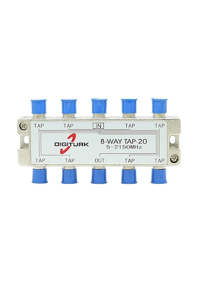 Digitürk 5-2150 Mhz 20D8 8 Yollu Tap Switch 1/8 Splitter
