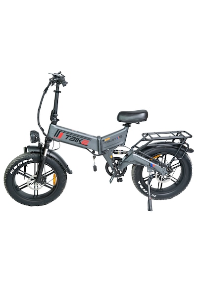 T-Bike Robust-X8 250W Katlanabilir Elektrikli Bisiklet Gri
