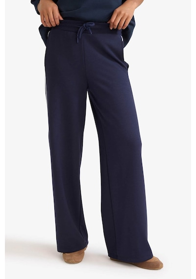 Defacto Straight Fit Cepli Düz Paça Eşofman Altı D6668ax25aunv256 Lacivert