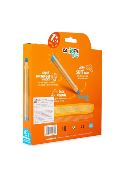 Carioca Baby 3 In 1 Kuru Boya 10'lu