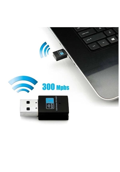 Usb Adaptör Alıcı Kablosuz Wifi Adaptör Mini 300 Mbps Realtek Rtl8192eu Chipset