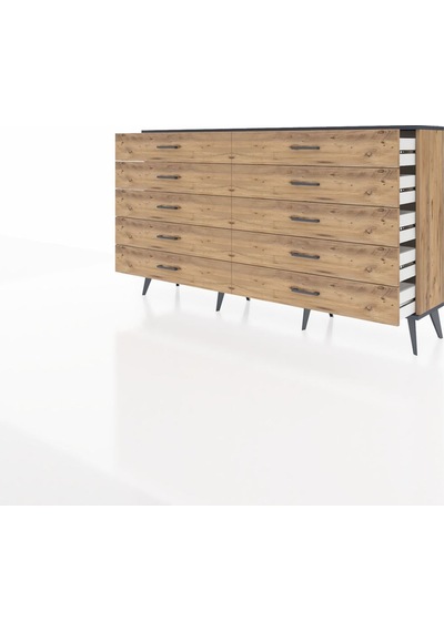 Arges Konsol 10 Çekmeceli 176x30x99 Çam-antrasit/çam Çam-antrasit/çam Arges Konsol 10 Çekmeceli 176x30x99 Çam-antrasit/çam Çam-antrasit/çam