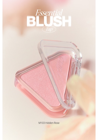 Clio Katmanlanabilir Yumuşak Dokulu Yarı Mat Bitiş Sunan Allık Essential Blush Tap M103 Hidden Rose