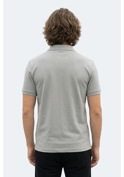 Slazenger Zodıacs Erkek Polo Yaka Gri Tişört