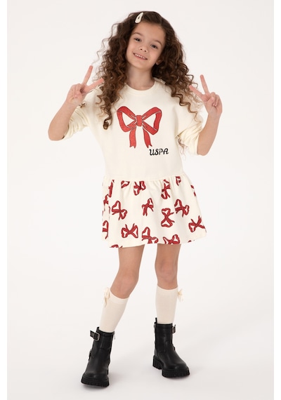 U.s. Polo Assn. Kız Çocuk Elbise Örme 50318063-vr256 İnci