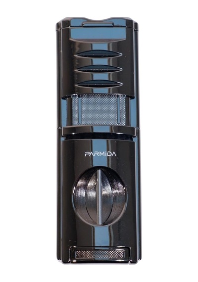 Parmida 3 Torch Pürmüz Kesici & Delicili Gunmetal Metal Puro Çakmağı - Tr9480