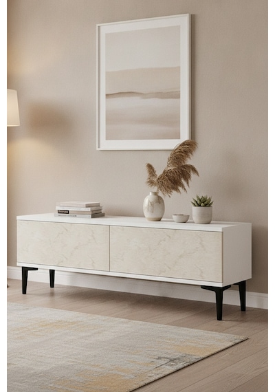Tsa1299bt Aplos Tv Sehpası Beyaz-traverten 120cm Beyaz - Traverten Tsa1299bt Aplos Tv Sehpası Beyaz-traverten 120cm Beyaz - Traverten