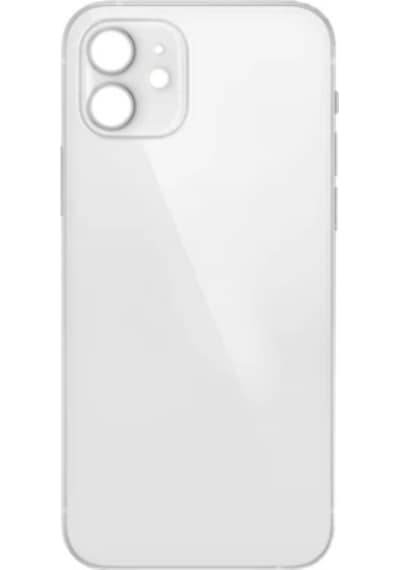 Apple Uyumlu iPhone 12 Mini Arka Pil Batarya Kapak Beyaz