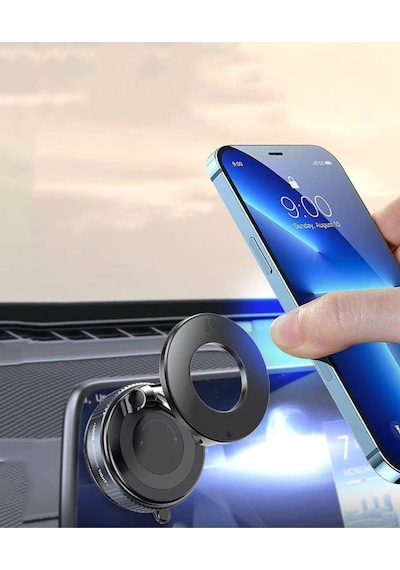 Manyetik Vakumlu Katlanır Araç Telefon Tutucu Ayna-cam-araba Magsafe Araç Tutucu X68