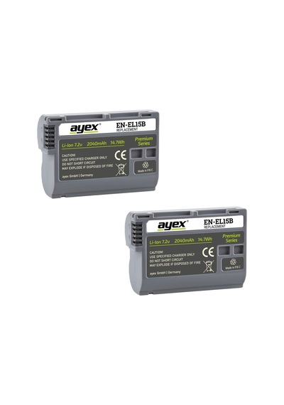 Nikon D850 için Ayex Ax-D850 Battery Grip + 2 Ad En-El15B Batarya
