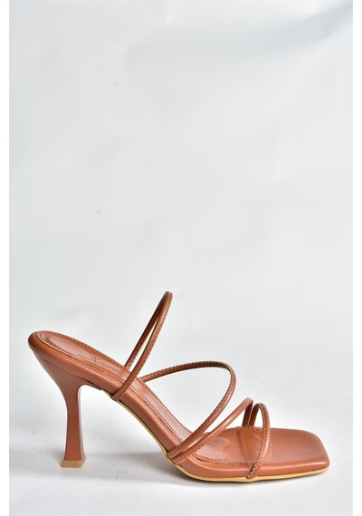 Fox Shoes Taba Kalın Topuklu Kadın Ayakkabı P590033909 Taba