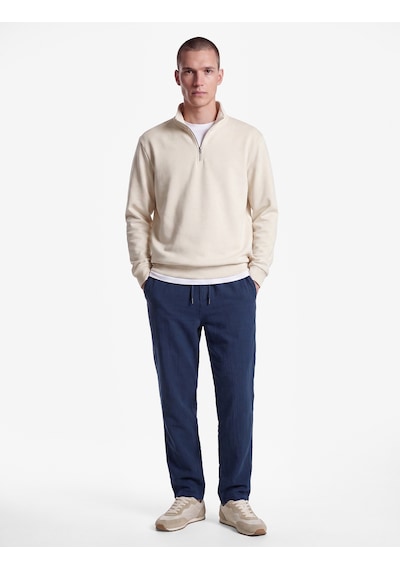 Koton Beli Bağcıklı Düğmeli Cepli Regular Fit Pamuklu Chino Müslin Pantolon Lacivert 7wam40045hw Koton Beli Bağcıklı Düğmeli Cepli Regular Fit Pamuklu Chino Müslin Pantolon Lacivert 7wam40045hw