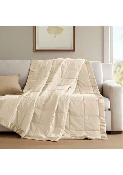 Park Windom Luxury Microfiber Down Alternative Blanket With 3m Moisture Management Ivory 108x90 King Size Quilted Premium Soft Cozy 3m Scotchgard Moisture Microfiber For Bed, Couch Or Sofa Açık Bej Park Windom Luxury Microfiber Down Alternative Blanket With 3m Moisture Management Ivory 108x90 King Size Quilted Premium Soft Cozy 3m Scotchgard Moisture Microfiber For Bed, Couch Or Sofa Açık Bej