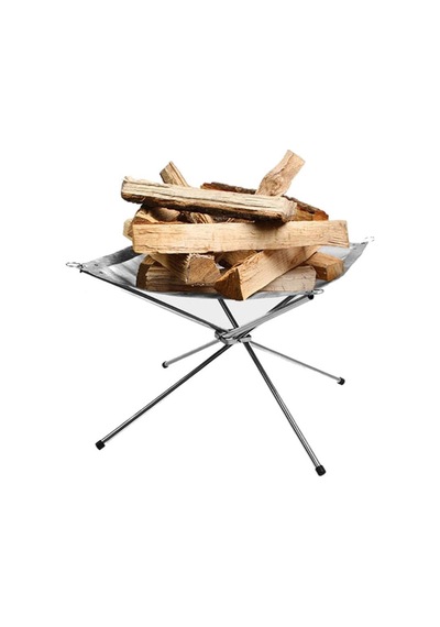 Madfox Fire Rack Katlanır Ateş Sehpası Brülör Gri
