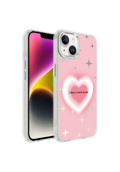 Apple Uyumlu iPhone 14 Plus Kılıf Airbagli Parlak Tasarımlı Zore Mimbo Kapak NO1