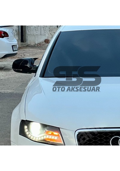 Audi A4 B8 2009 Ve Arası2014 Yarasa Ayna Kapağı Piano Black Abs Plastik Batman