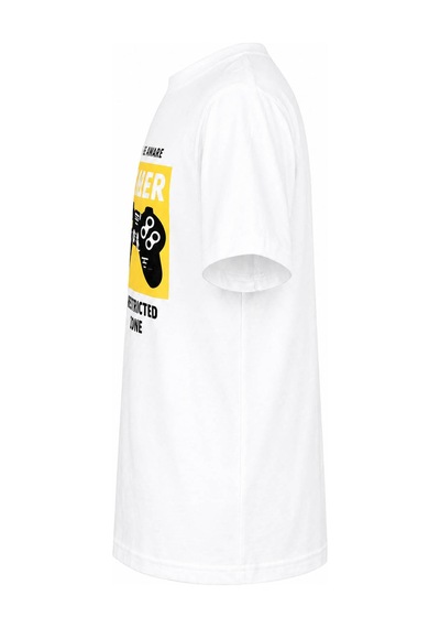 Trender Gamer Baskı Beyaz Erkek Çocuk T-shirt 8035