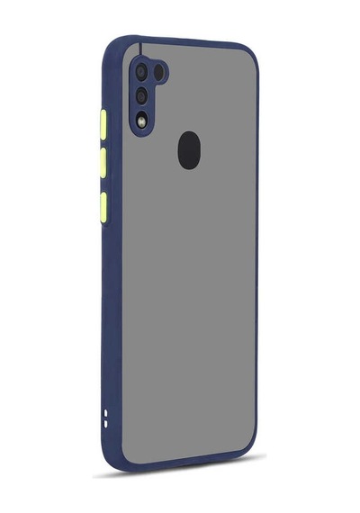 Adige Samsung Galaxy Uyumlu M11 Kılıf Hux Arkası Buğulu Sert Mika