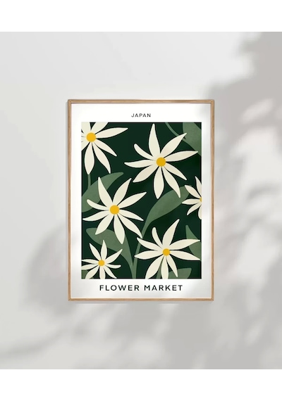 Çerçevesiz Poster Japan Flower Market